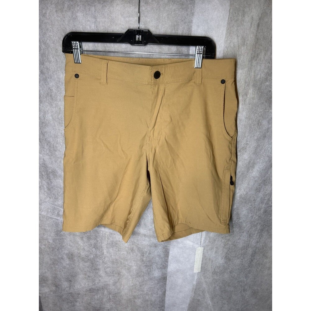 Merrell Men's Tan Cargo Shorts Size 30 Water Resistant Stretch SPF 30-50 Outdoor